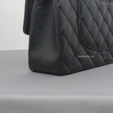 Classic Flap Medium | Black Lambskin Silver Hardware