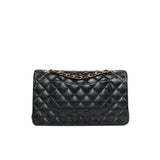 Chanel Classic Flap Medium | Black Lambskin Gold Hardware