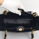 Chanel PST Petite Shopping Tote  | Black Caviar Gold Hardware