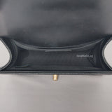 Boy Small | Black Caviar Brushed Gold Hardware