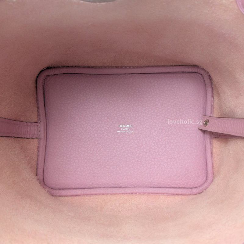 Picotin Lock 18 Mauve Sylvestre X9 Taurillon Clemence Palladium Hardware