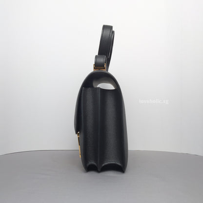 Constance 24 | Black Epsom Gold Hardware