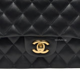 Chanel Classic Flap Medium | Black Lambskin Gold Hardware