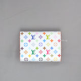Louis Vuitton TM Coin Purse | Multicoloured Canvas Gold Hardware-whitebackground