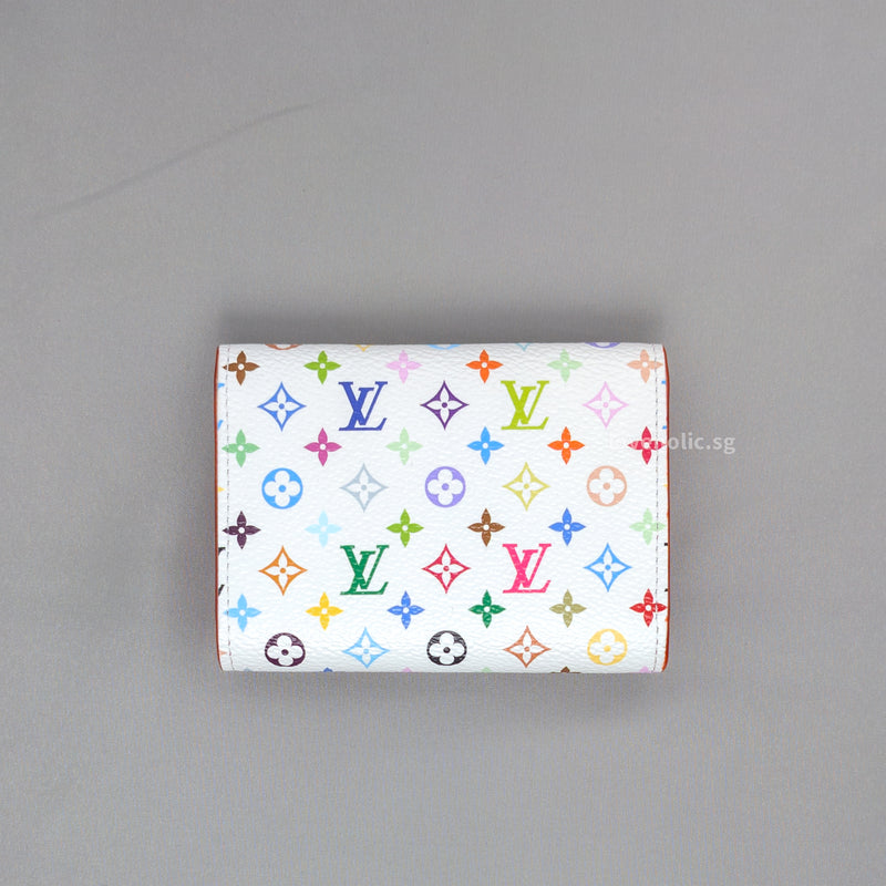Louis Vuitton TM Coin Purse | Multicoloured Canvas Gold Hardware-whitebackground