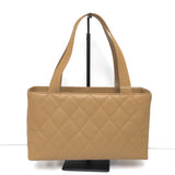 Chanel Vintage Large Shopping Bag  | Beige Caviar Gold Hardware