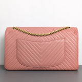 Reissue 2.55 226 Medium | Sakura Pink Calfskin Brushed Gold Hardware