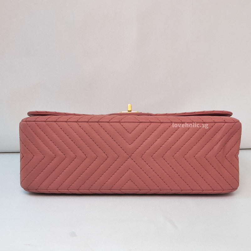 Chanel Reissue 2.55 226 Medium | Sakura Pink Calfskin Brushed Gold Hardware