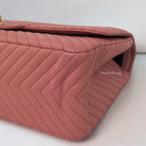 Chanel Reissue 2.55 226 Medium | Sakura Pink Calfskin Brushed Gold Hardware