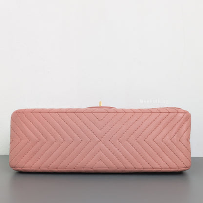 Reissue 2.55 226 Medium | Sakura Pink Calfskin Brushed Gold Hardware