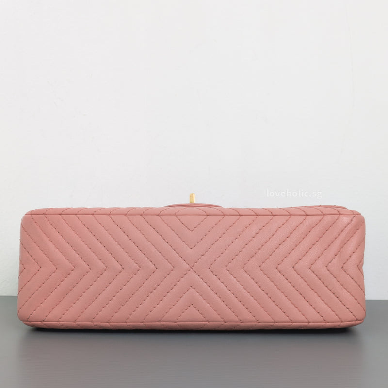 Reissue 2.55 226 Medium | Sakura Pink Calfskin Brushed Gold Hardware