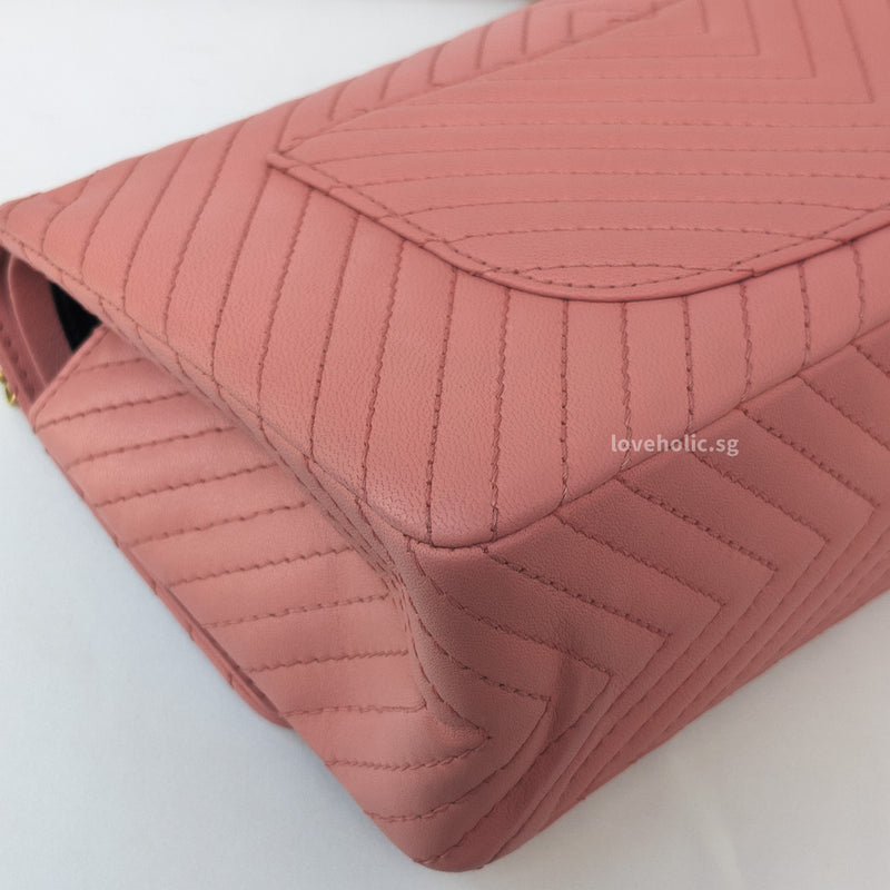 Chanel Reissue 2.55 226 Medium | Sakura Pink Calfskin Brushed Gold Hardware
