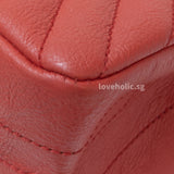 Chanel Reissue 2.55 225 Small | Coral Red Calfskin Gold Hardware