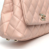 Chanel Coco Handle Mini | 21P Pink Beige Caviar Gold Hardware