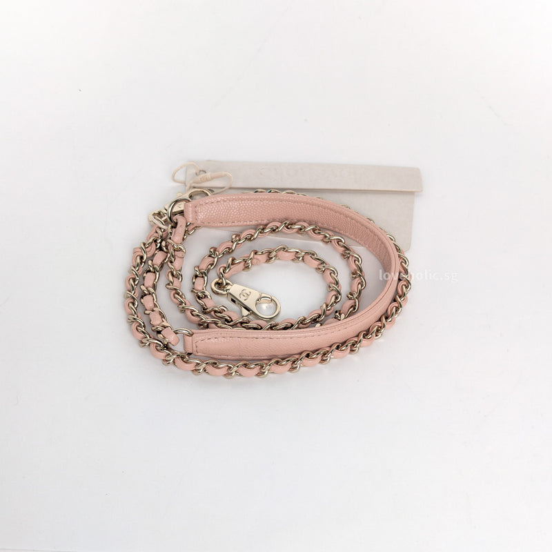 Chanel Coco Handle Mini | 21P Pink Beige Caviar Gold Hardware