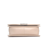 Chanel Boy Chervon Old Medium | Beige Caviar Ruthenium Hardware