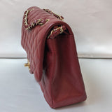 Chanel Classic Flap Medium | 19B Burgundy Caviar Gold Hardware