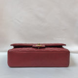 Chanel Classic Flap Medium | 19B Burgundy Caviar Gold Hardware