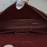 Chanel Classic Flap Medium | 19B Burgundy Caviar Gold Hardware