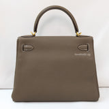 Hermes Kelly 28  | Etoupe Togo Gold Hardware