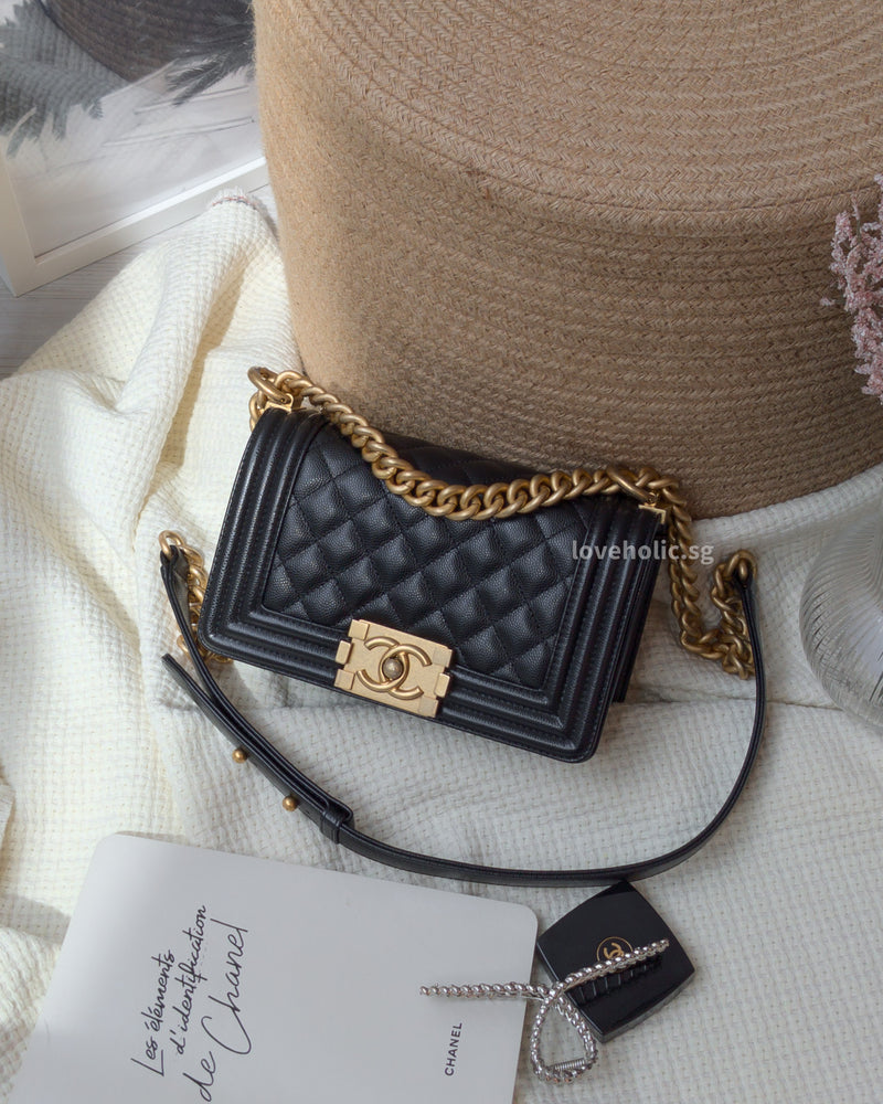 chanel classic flap bag medium caviar gold hardware NWT  eBay