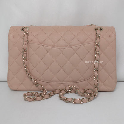 Chanel Classic Flap Medium | 22C Beige Calfskin Light Gold Hardware