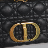 Dior Caro Small | Black Calfskin Gold Hardware