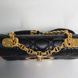 Dior Caro Small | Black Calfskin Gold Hardware