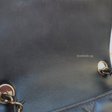 Chanel Classic Flap Mini Square | Black Lambskin Light Gold Hardware