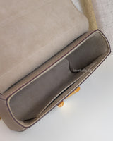 Louis Vuitton Twist MM |  Grey  Leather Gold Hardware-details