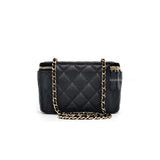 Chanel Vanity Bag  | 24C Black Caviar Gold Hardware