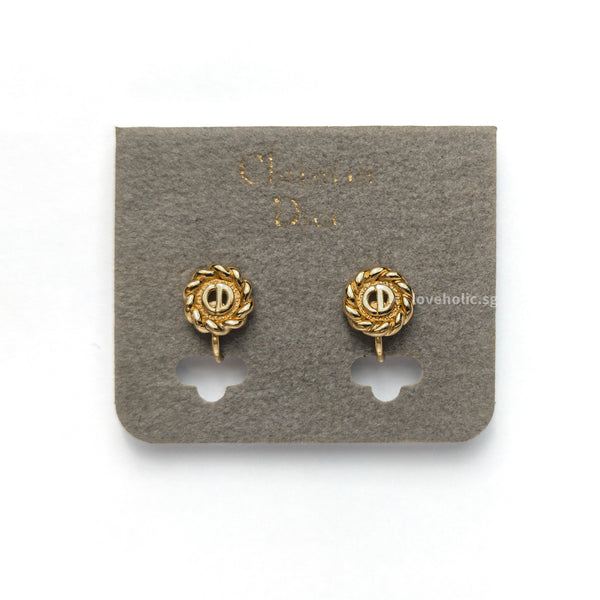 Dior Vintage Earrings  |   Gold Hardware