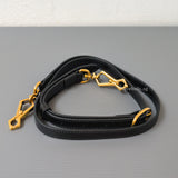 Gucci 1947 Bamboo Top Handle Bag Small | Black Leather Gold Hardware-details