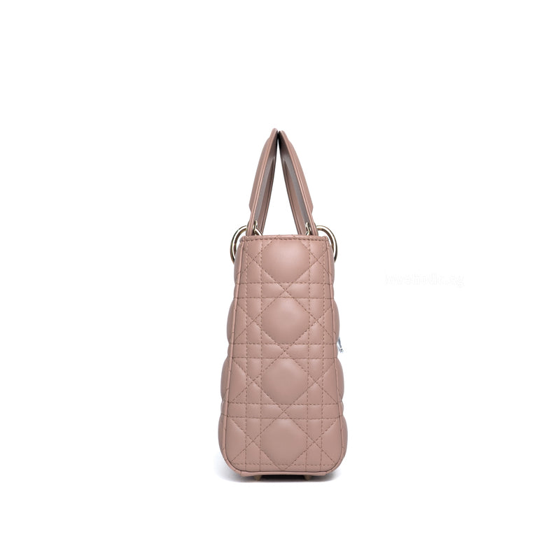 Dior My ABC Lady Dior Small | Blush Lambskin Light Gold Hardware