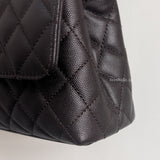 Coco Handle Small | 22K Dark Brown Caviar Light Gold Hardware