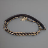 Coco Handle Small | 22K Dark Brown Caviar Light Gold Hardware