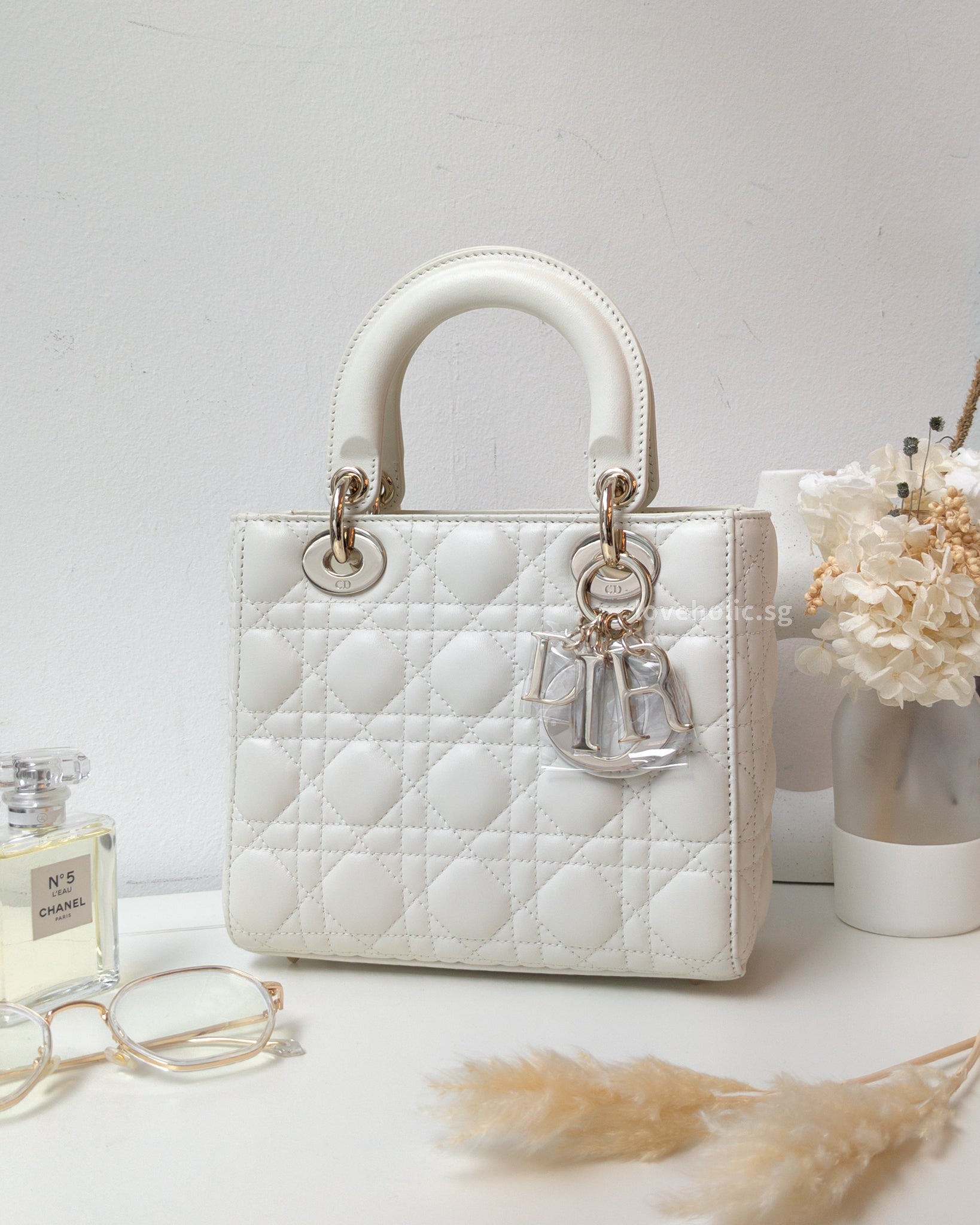 ♡購入‪×さん専用レディーDior Small Lady Dior My ABCDior Bag Black Cannage Lambskin | DIOR