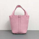 Picotin Lock 18 Mauve Sylvestre X9 Taurillon Clemence Palladium Hardware