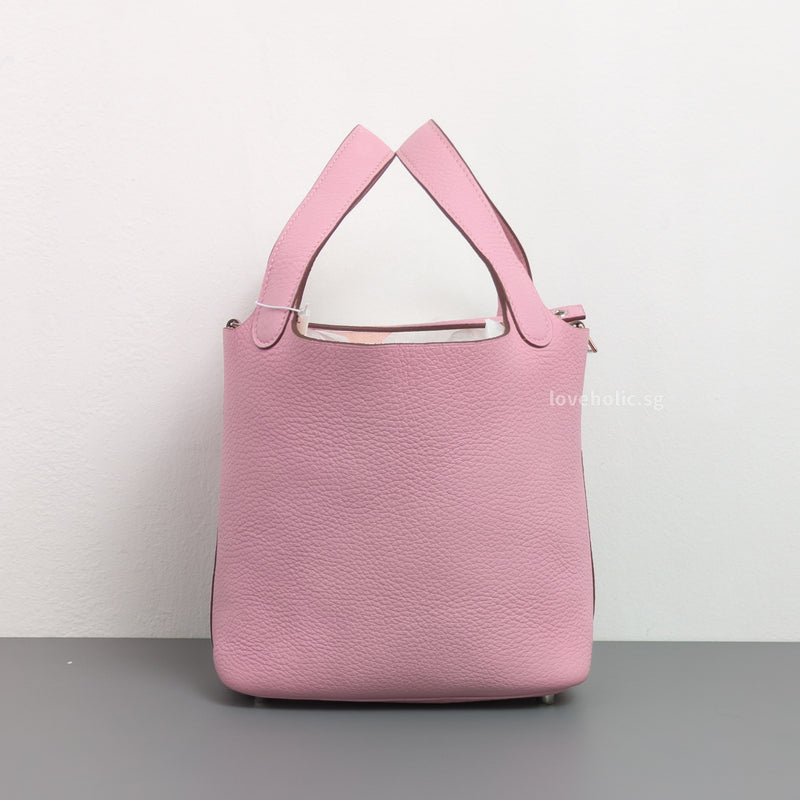 Picotin Lock 18 Mauve Sylvestre X9 Taurillon Clemence Palladium Hardware