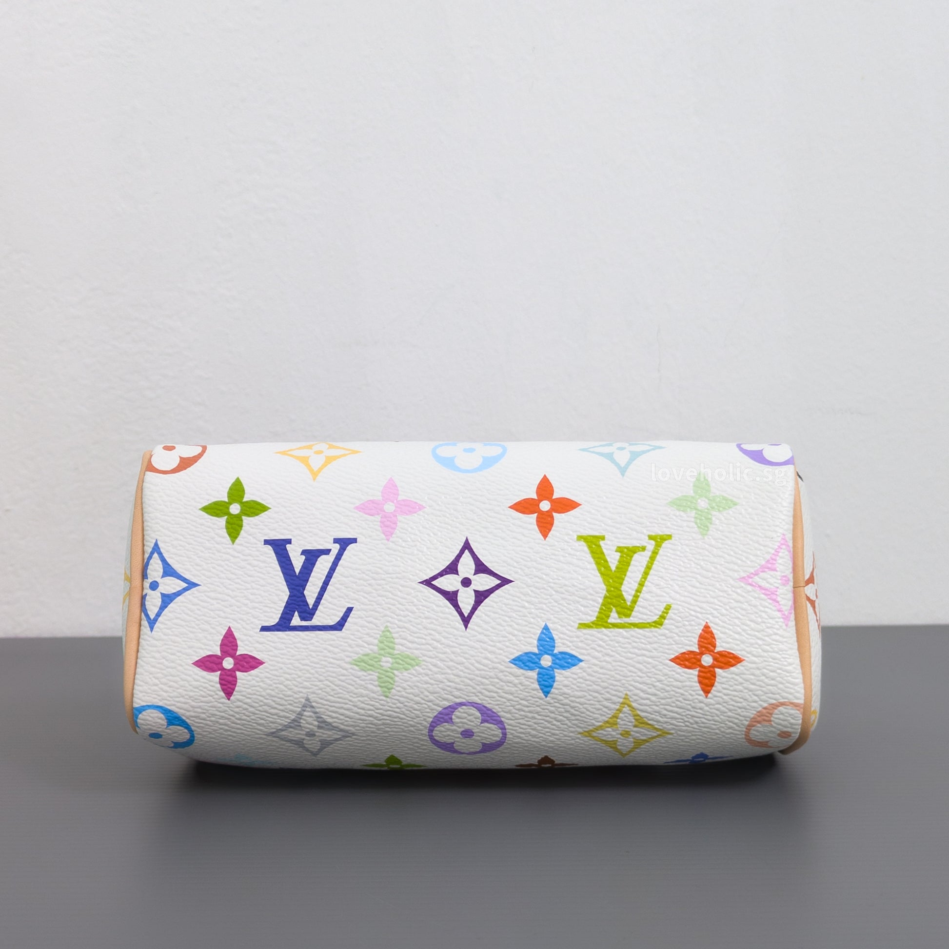 Louis Vuitton Speedy x TM Nano Speedy Canvas Light Gold Hardware-details