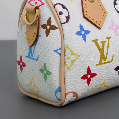 Louis Vuitton Speedy x TM Nano Speedy Canvas Light Gold Hardware-details