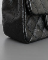 Classic Flap Mini Square | 17B Black Caviar Gold Hardware