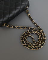 Classic Flap Mini Square | 17B Black Caviar Gold Hardware