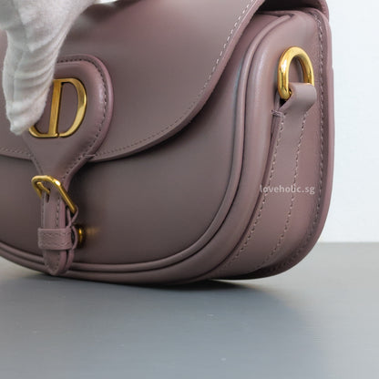 Dior Bobby East-West Peony Pink Calfskin Gold Hardware-details