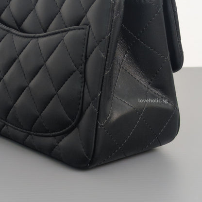 Chanel Classic Flap Mini Square  | Black  Lambskin Light Gold Hardware-details