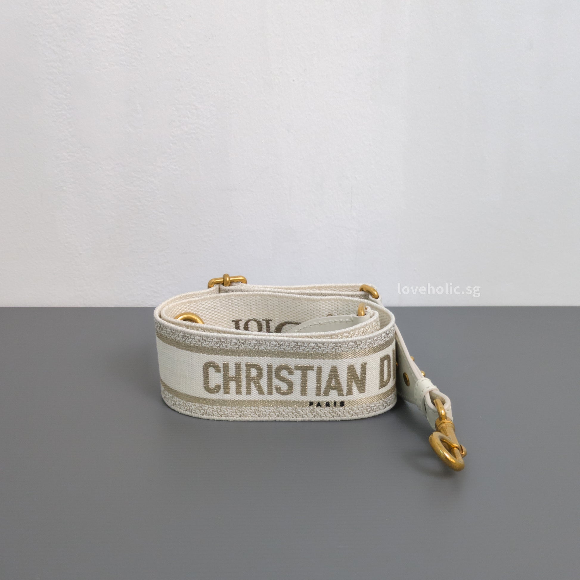 Dior Lady Dior Medium | Beige Oblique Natural Wicker Brushed Gold Hardware-details