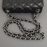 Chanel Classic Flap Mini Square | Black Caviar Silver Hardware-details