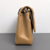 Vintage Classic Flap Medium | Dark Beige Caviar Silver Hardware