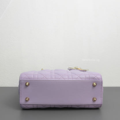 My ABC Lady Dior Small | Lilac/ Light Purple Lambskin Light Gold Hardware