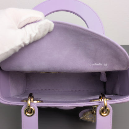 My ABC Lady Dior Small | Lilac/ Light Purple Lambskin Light Gold Hardware